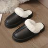 Fashion Winter Warm Women Slippers Fashion Thick Bottom Indoor Fur Shoes EVA Slippers Anti Slip Female Garden Shoes 2024 New