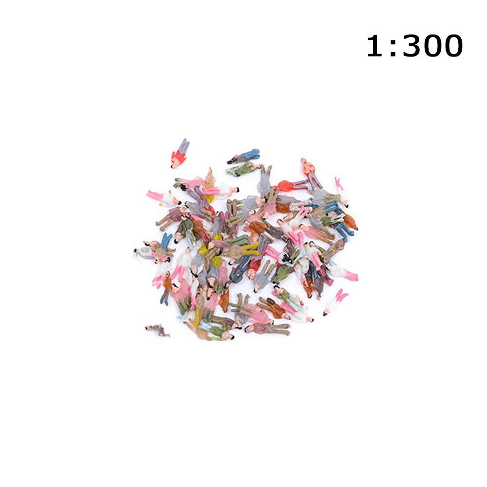 100 шт. ABS 1:300/1:200/1:150/1:Масштаб 100 Форма Поезд Пейзаж Моделирование Люди Фигурки DIY Персонаж