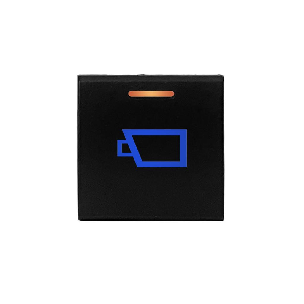 12V Blue Orange Light Latching Momentary Push Switch 22 X 22mm For Toyota Prado 150 Series Camry Hiace Corolla RAV4 Land Cruiser