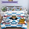Coven-try Football Club Crest Printed Pattern Duvet Cover Set – includes 1 duvet cover and 2 matching pillowcases Bedroom decor Christmas gifts