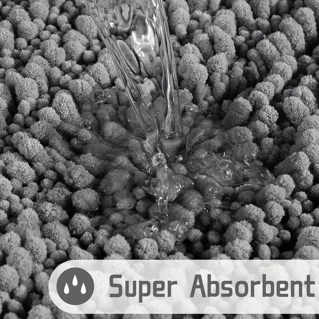 Коврик для ванной комнаты Мягкие впитывающие коврики для ванной, нескользящий плюшевый ворсистый коврик для ванной, коврики для пола в ванной, ванны и душа