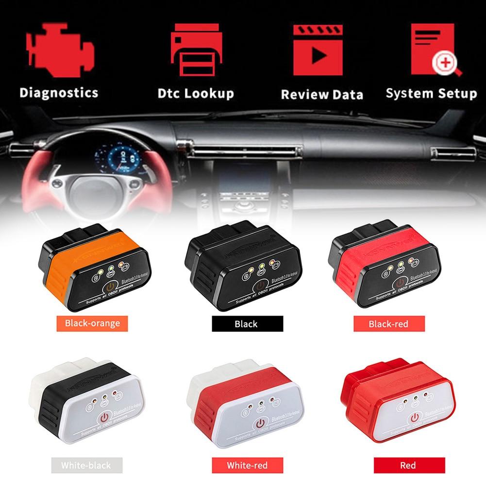 Беспроводной сканер OBD2 KW903 12V считыватель кодов диагностики для устройств Android ELM327 Автомобильный считыватель кодов Инструмент OBDII