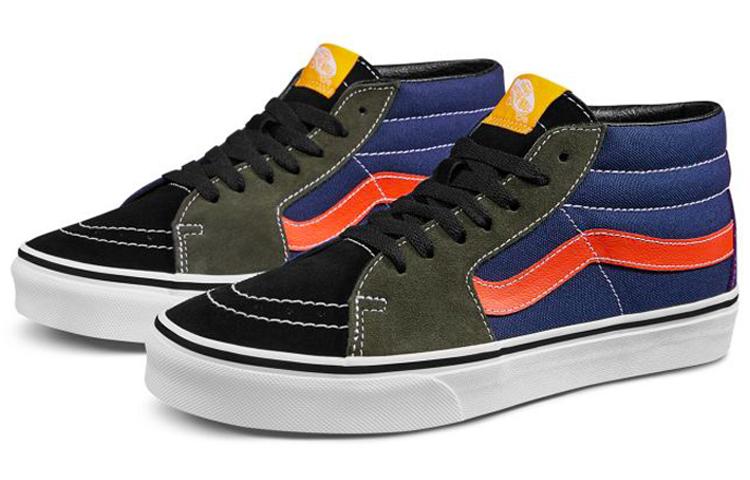 Vans Mix Match SK8MID 'Черный Красный Синий' VN0A3WM3TBZ
