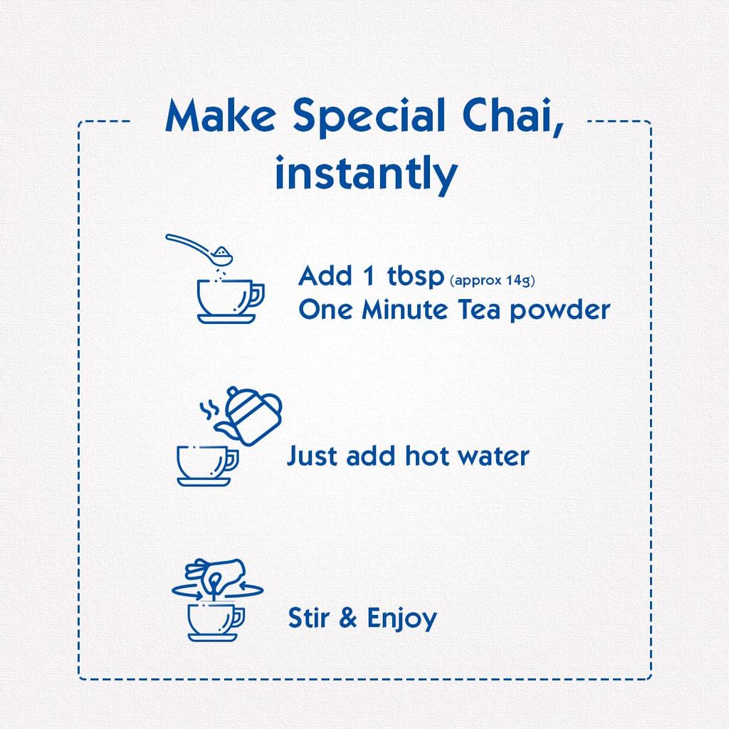 Society One Minute Чай Масала Вкус Мгновенный Чай Chai 1 кг Пачка 1 Просто заварить