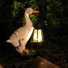 LED Duck Solar Lantern Warm Light Solar Garden Statue Durable Animal Figurine Lantern  Landscape
