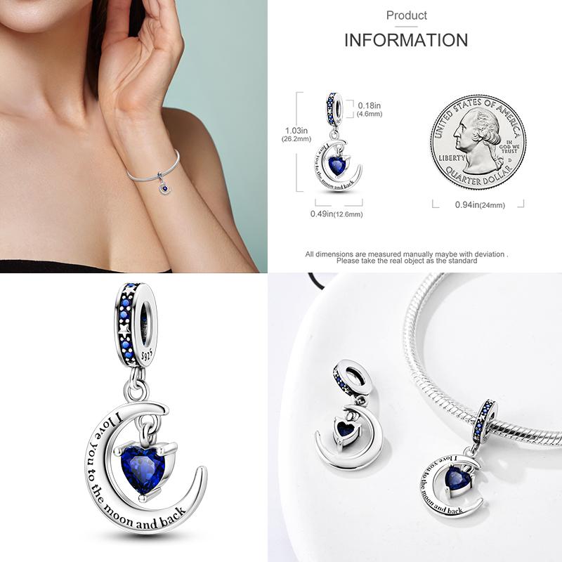 925 Стерлинговое Серебро Красочный Ловец Снов Светящийся Светлячок Подарок Самолет Земля Шармы Подходят Оригинальный Подвеска DIY Изготовление Ювелирных Изделий