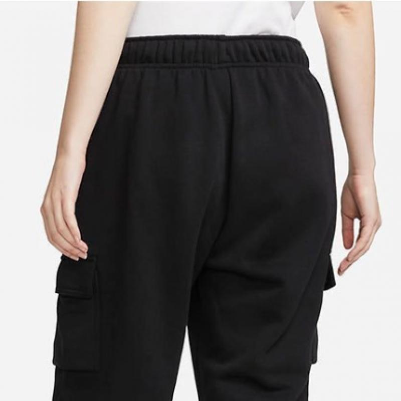Nike Брюки женские S Club флисовые свободные спортивные брюки-карго Dq5197 010 S2306