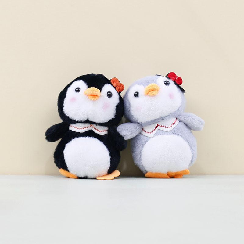 Adorable Cute Penguin Plush Toy Keychain Doll With Soft Short Fur And Colorful Hats