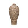 Song Dynasty Dangyangyu White Glaze Plum Vase - Wood Grain Jiao Tai Replica, Porcelain Chinese Antique Ornament Collection