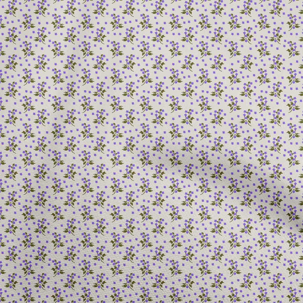 oneOone Cotton Flex Mint Fabric Floral Diy Clothing Quilting Fabric Print Fabric By Yard 40 Inch