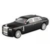 1/22 Scale Rolls Phantom Alloy Car Model Diecasts Metal Vehicles Collect Simulated Decorations Sound & Light Gifts for Kids