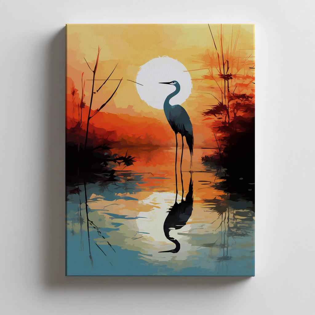 Krajobraz Krajobraz, 30X40 Cm, Bez Ramy, Płótno Premium Na Blejtramie