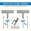 Tire Repair Kit 46PCS Motorcycle Car Accessories Studding Tool Set Puncture Pug Set Car Tire Repair Tool Auto Bike Tire Repair