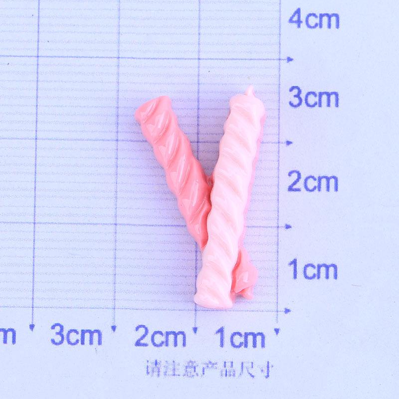 10Pcs New Lovely Cartoon Birthday Party Animal Cake Series Resin Scrapbook Diy Jewellery Hairpin Accessories Decorate Craft A86
