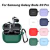 Silicone Earphone Case Cover Anti-Scratch Protector for Samsung Galaxy Buds 3/3 Pro
