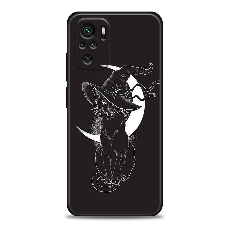 Чехол для телефона для Xiaomi Redmi Note 11 10 8 Pro 9S 8A 10S 11S Мягкий чехол Луна ведьм Таро Загадочный тотем Для Redmi Note 8Pro 10Pro