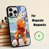 Чехол для телефона Аватар: Легенда об Аанге Для iPhone 17, 16, 15, 14, 13, 12, 11 Plus, Pro Магнитный с MagSafe Беспроводная зарядка
