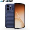 KEYSION Прочный ударопрочный матовый чехол для телефона VIVO V70 5G Противоскользящая мягкая силиконовая задняя крышка для телефона VIVO V70