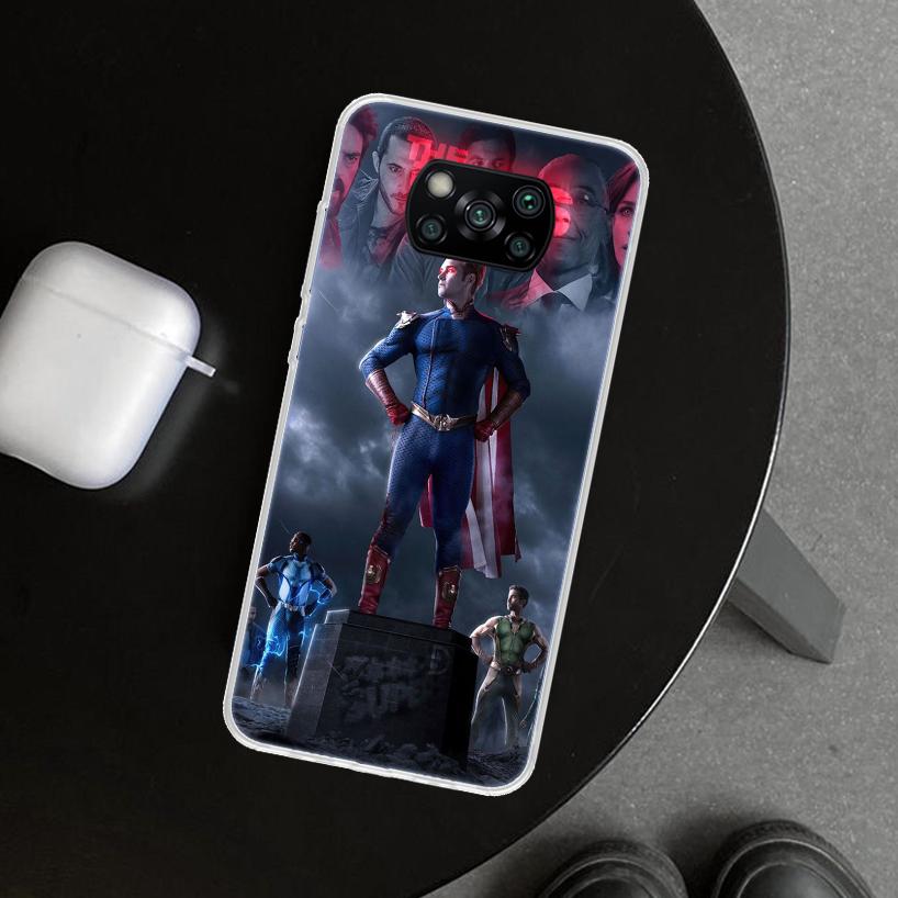Чехол для телефона The Boys Homelander TV для Xiaomi Poco X6 X5 X7 Pro F7 Ultra Redmi 15C 15 13C 13 12C 12 10C 10 10A 9C 9A 9T 9 C