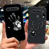Для LG K41S K51S 2020 Элегантный Чехол для Телефона с Цветочным Котом, Для LG K41S K51S LM-K410 LM-K510 Черный Силиконовый Мягкий Чехол