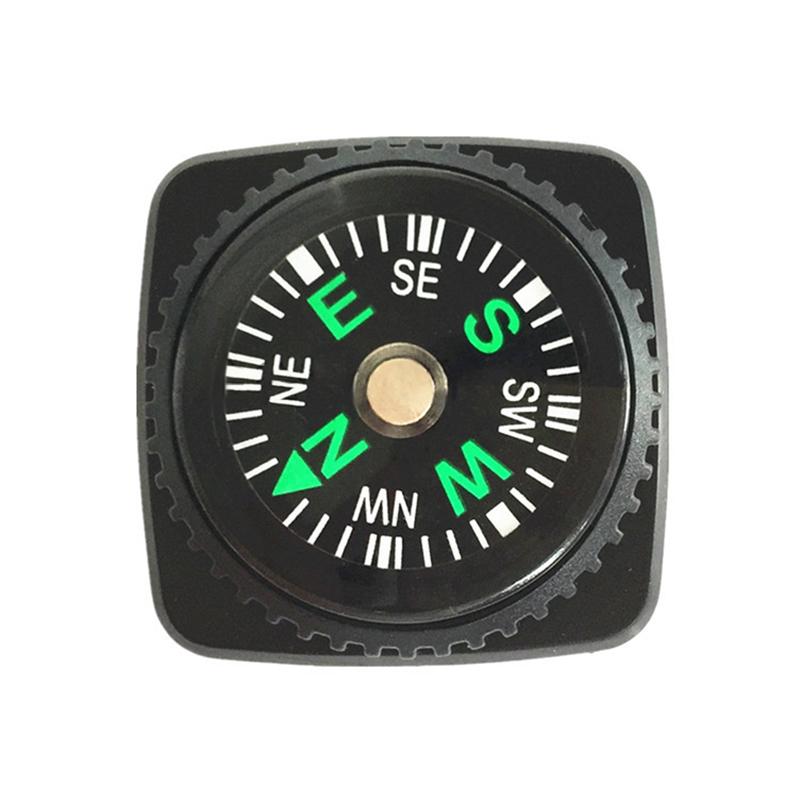 Mini Watch Strap Button Compass Survival Mini Pocket Compass Outdoor Accessories