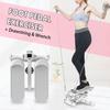 Mini Health Recovery Pedal Exerciser Cross Trainer Stepper Foot Pedal Exercise Stepper With Rope And Mat 430 X 210 X 330 Mm