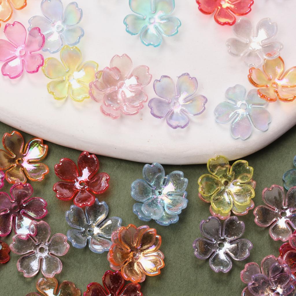 DIY цветок Galsang 14,7 мм ожерелье высокого качества свободные бусины акриловые модные браслеты для изготовления ювелирных изделий 100 шт. серьги новые аксессуары