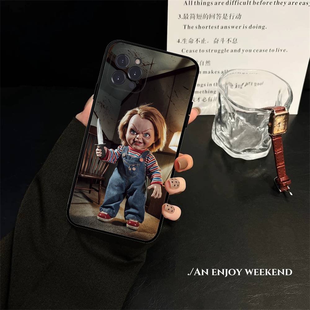Чехол для телефона Chucky из фильма ужасов Для iPhone 14 Plus 13 Mini 11 16 15 17 Pro Max Защитный Ударопрочный