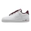 Женские кроссовки Air Force 1 Low 07 Белый Бордовый Краш Бледно-Слоновая Кость Металлик-Серебристый HV4403-600