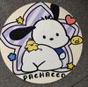 Круглый ковер Sanrio - это мягкий нескользящий придверный коврик, используемый для украшения спальни и гостиной. Милый аниме-мультфильм Мелоди и Куроми