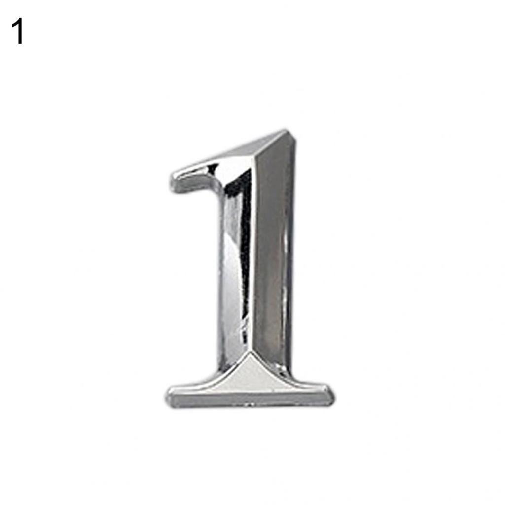 Блестящий номерной знак на дверь