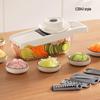 Многофункциональная кухонная овощерезка с теркой, ломтерезкой и корзиной для слива