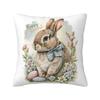 Наволочка Пасхальный Кролик Яйцо Ретро Милый Смешной Чехол для Подушки Мягкий На заказ Сделай Сам Чехол для Подушки Наволочки Для Дивана Машины Домашний Декор