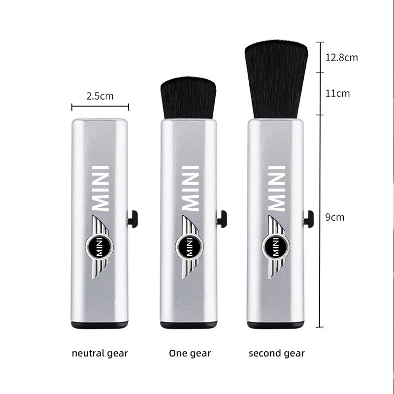 1Pcs PPS Car Retractable Cleaning Brush Artificial Wool Small Brush For BMW Mini Works Cooper F54 F55 F56 F57 F60 R50 R52 R53