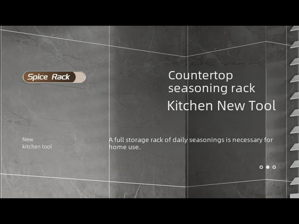 Multi-Layer Stainless Steel Kitchen Spice and Pot Rack