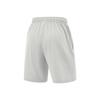 Li Ning Fitness Series Solid Color Mid Waist Drawstring Quick Dry Straight Leg Sports Shorts Men Shorts Light-Gray AKSV111-10