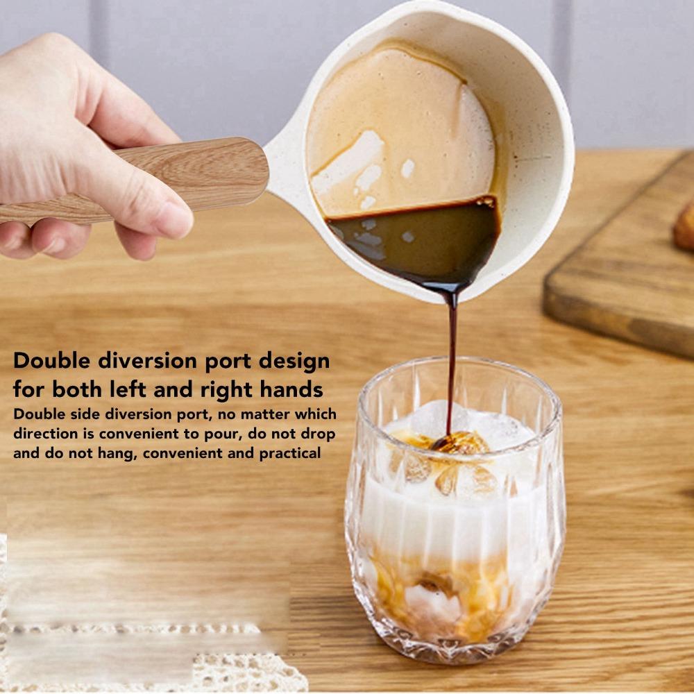 Multifunctional Non-stick Pan Flat Bottom Sauce Pan Butter Melting Pot Milk Warmer Pot Soup Making