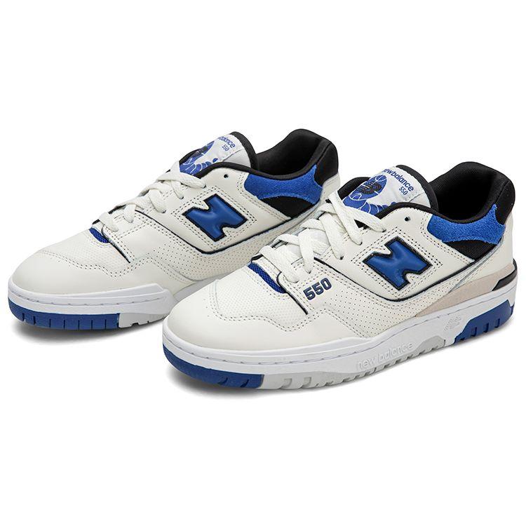 New Balance Кроссовки унисекс 550 Sea Salt Team Royal белые BB550VTA