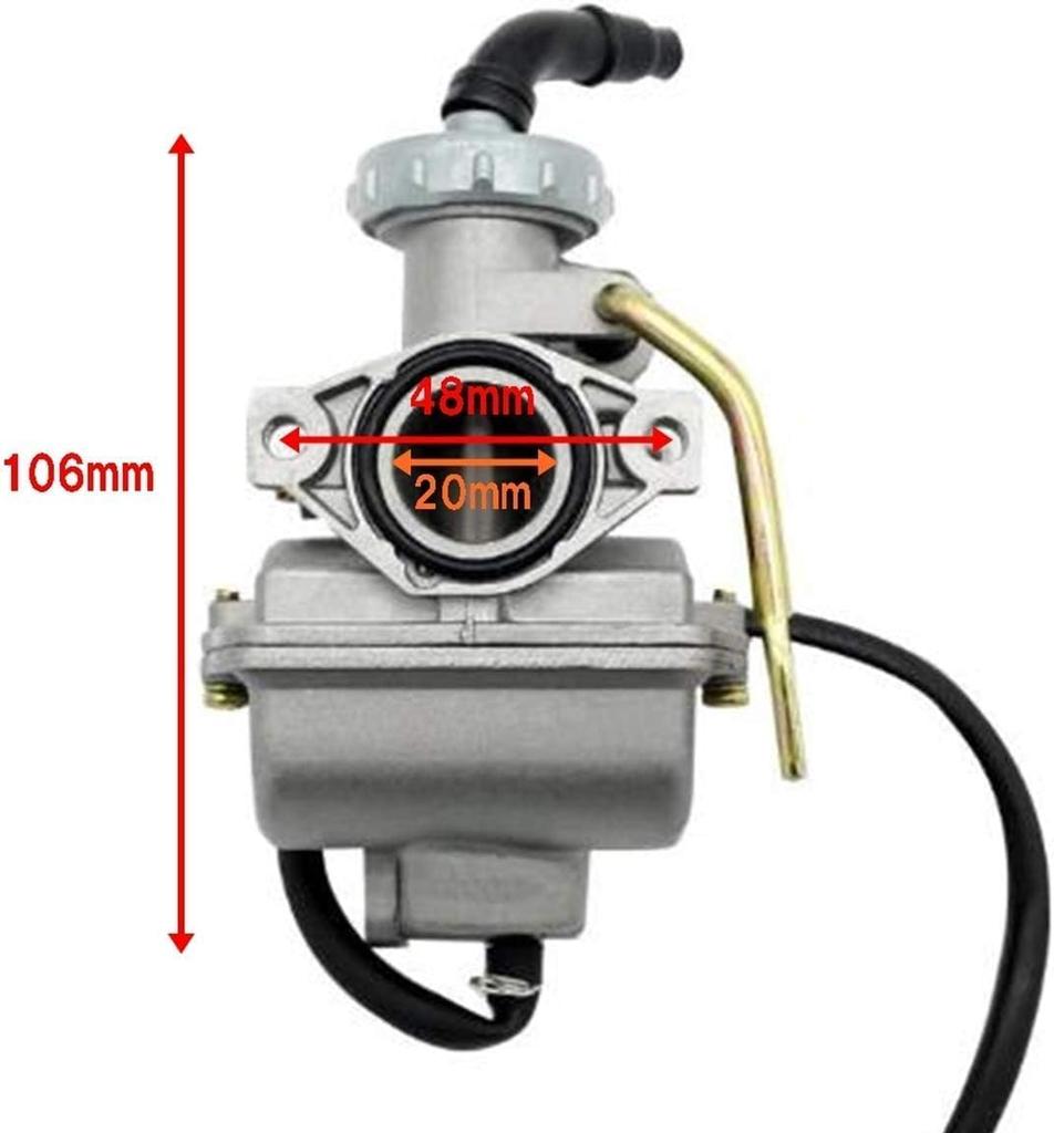 PXLAATY Мотоциклетный карбюратор PZ20 PC20 Honda Monkey Gorilla Cab DAX ATV и т.д. Запчасти для мотоциклов Общие Внешняя компания Ремонт Замена