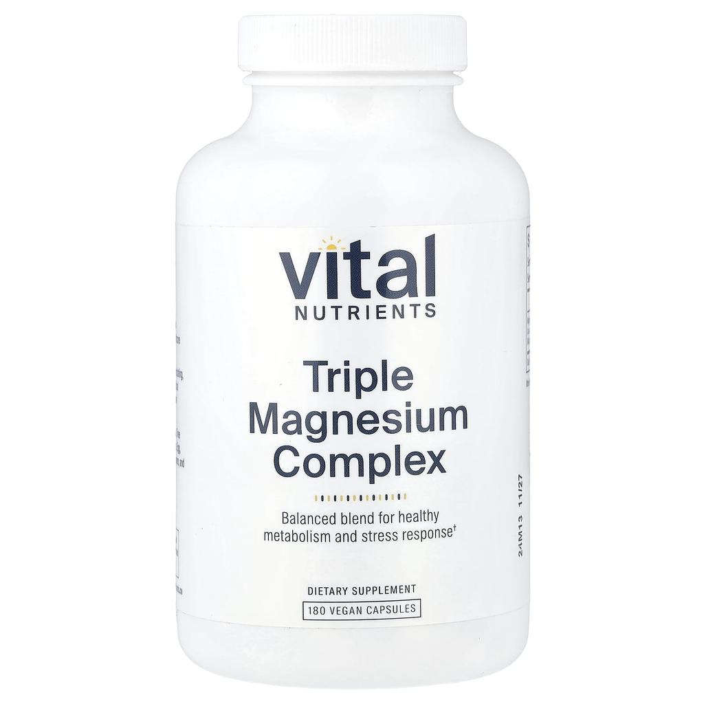 Triple Magnesium, Veggie Capsules 180