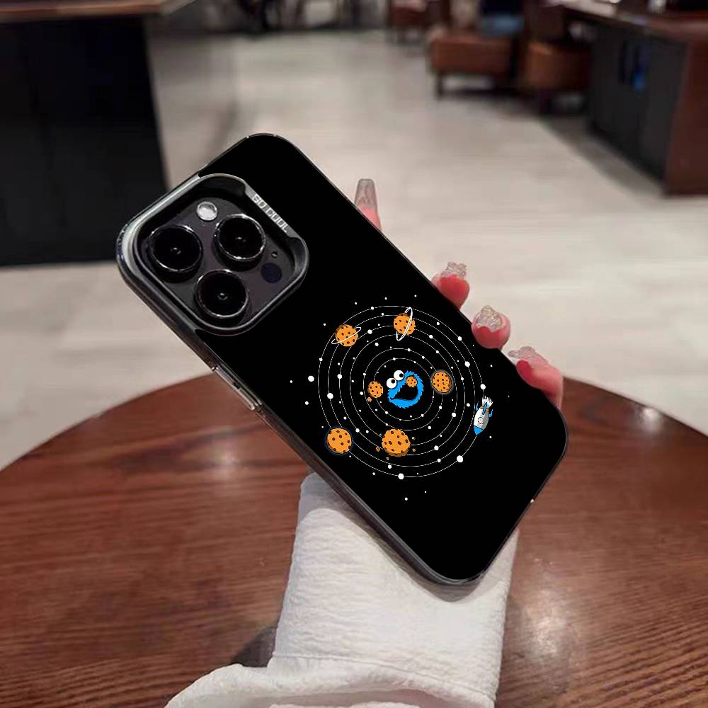 C-Cookies Monster Phone Case For IPhone 17 16 15 14 13 12 11 Pro Max Plus X XR XS Max Shockproof Bumper Cover