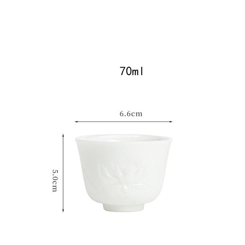 Чайная чашка из китайского нефритового фарфора со льдом. Мастер-чашка. Высококачественная чайная чашка ручной работы. Кухонные принадлежности. Чай «Кунг-фу». Свадебный подарок.