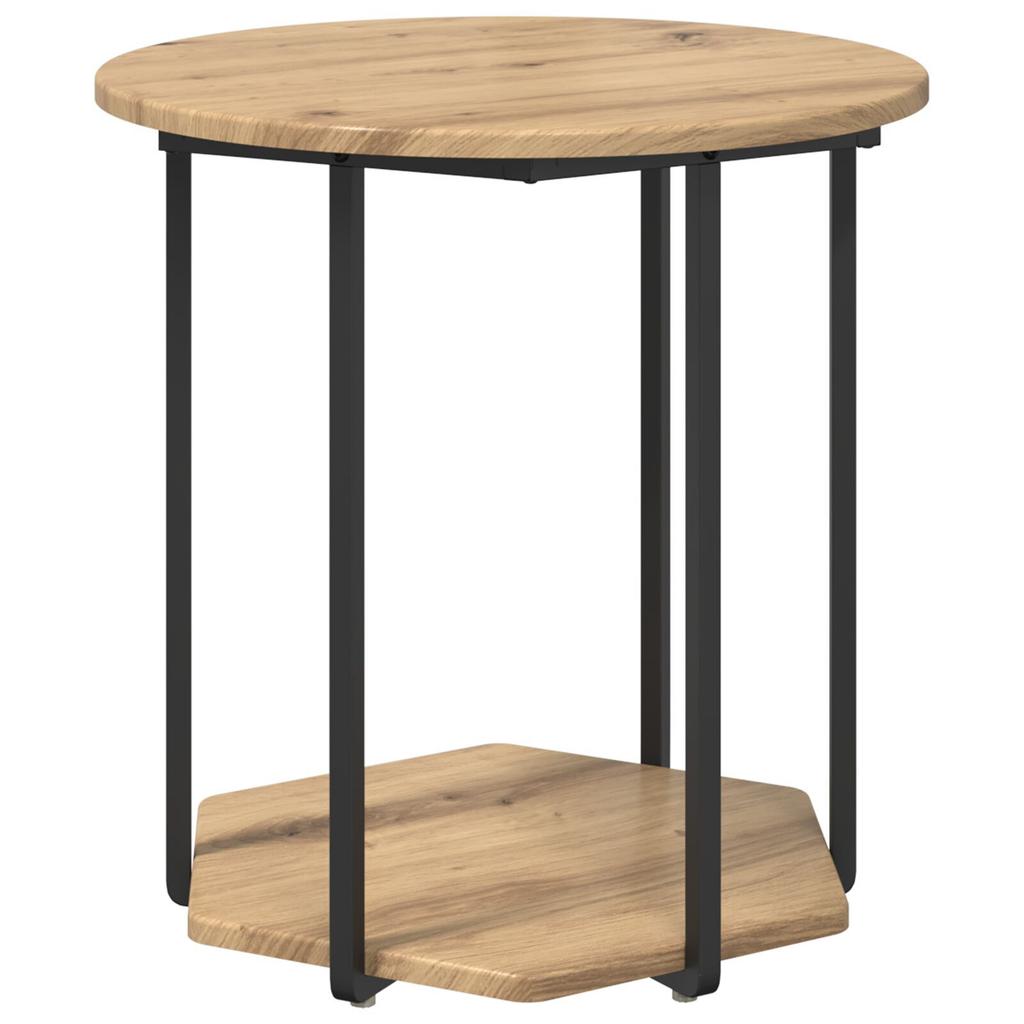 2-Piece Modern Round Living Room Nesting Coffee Tables, Sofa Side Table, Living Room Decor Table