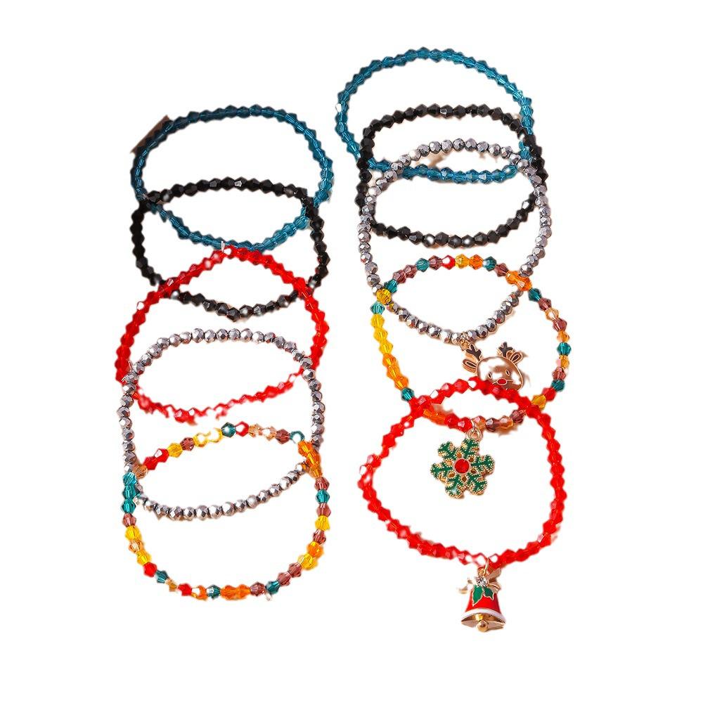 Stylish Cross-border Christmas Bracelet with Unique Beads and Niche Design