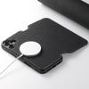 SUTENI J06 Чехол для iPhone 16 Plus Кожаный кошелек с текстурой личи Защитный чехол для телефона Совместим с MagSafe