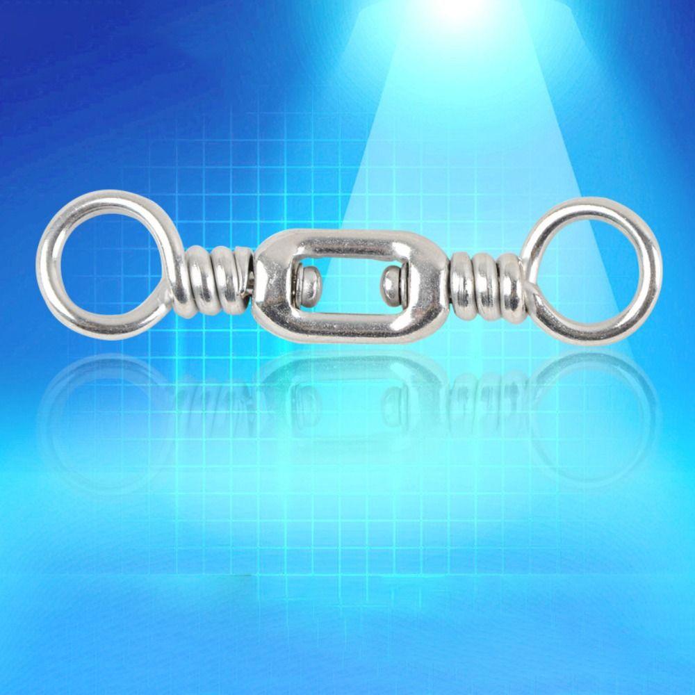 Ball Bearing Fishing Swivels Stainless Steel Fishing Connector Pin Fishing Tackle Fishhook