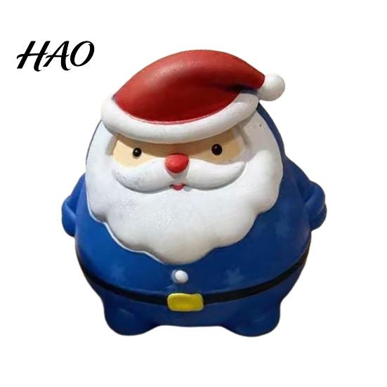 Durable Fidget Items Christmas Squeeze Toy, Santa Claus Shape Soft TPR Stress Relief Sensory Toys Novelty Hand Kneading Toy for Adults And Kids
