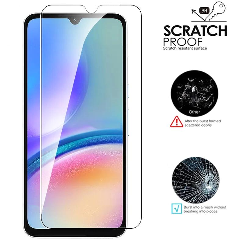 4IN1 [2 стекла для экрана + 2 объектива, пленка для камеры] HD стекло Защитное стекло для экрана из закаленного стекла для Samsung Galaxy A05 A05S A04 A04S A14 A34 A54 A24 A15 A25 A55