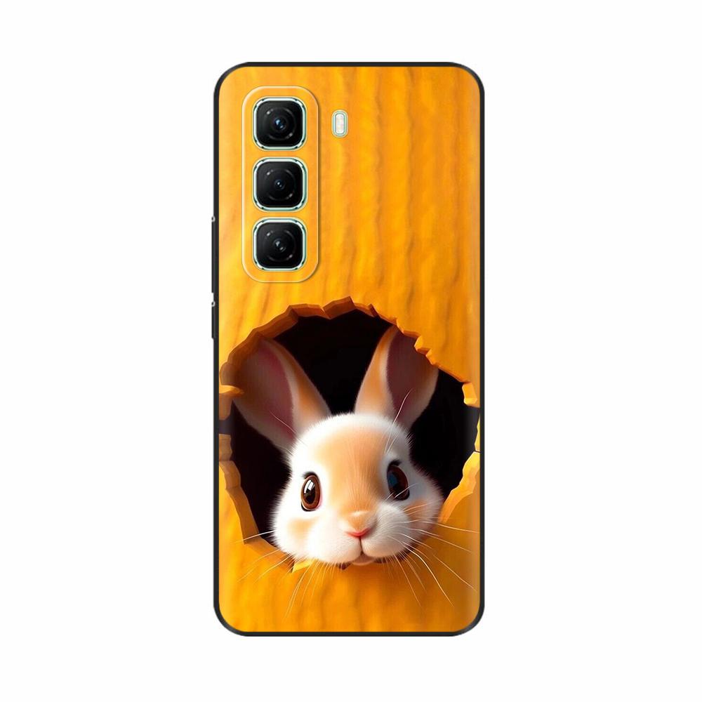 Чехол для Infinix Hot 50 5G 4G Милый узор панды Силиконовая задняя крышка для чехла для телефона Infinix Hot 50 Pro Для Infinix Hot50 Pro Plus