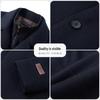 Firstview Men's Detachable Down-Lined Wool Overcoat